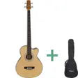 Magna M-235B akustisk bass i naturfinish