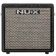 Nux Mighty 8BT MKII i svart kabinett med lys, vevd høyttalerduk forfra
