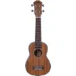 Santana U4 S sopranukulele i mahogni sett forfra