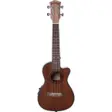 Santana U6 C konsertukulele med cutaway sett forfra