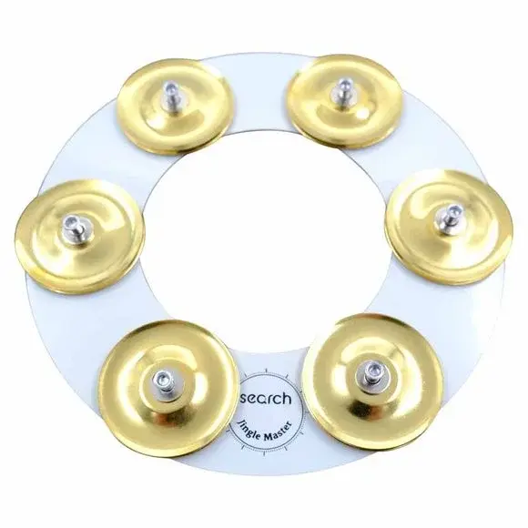 Search 6 JM Brass med seks messingfargede bjeller rundt en ring